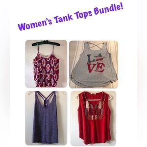 Bundle of 4 Women's Tank Tops